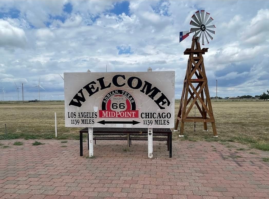 Midway Point of Route 66, 301 I-40, Adrian, TX 79001